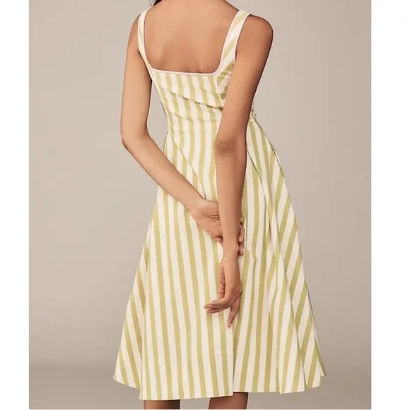 NWOT Maeve Sleeveless Notched Square-Neck Midi Dress Size XS - Picture 2 of 16